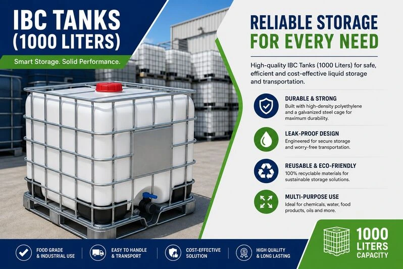 IBC Tanks (1000 Liters) Suppliers in UAE:
