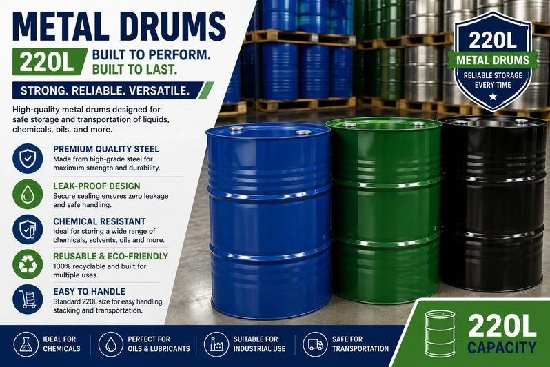 Metal Drums (220L) Suppliers
